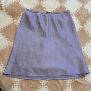 All in Favor Lavender Mini Skirt